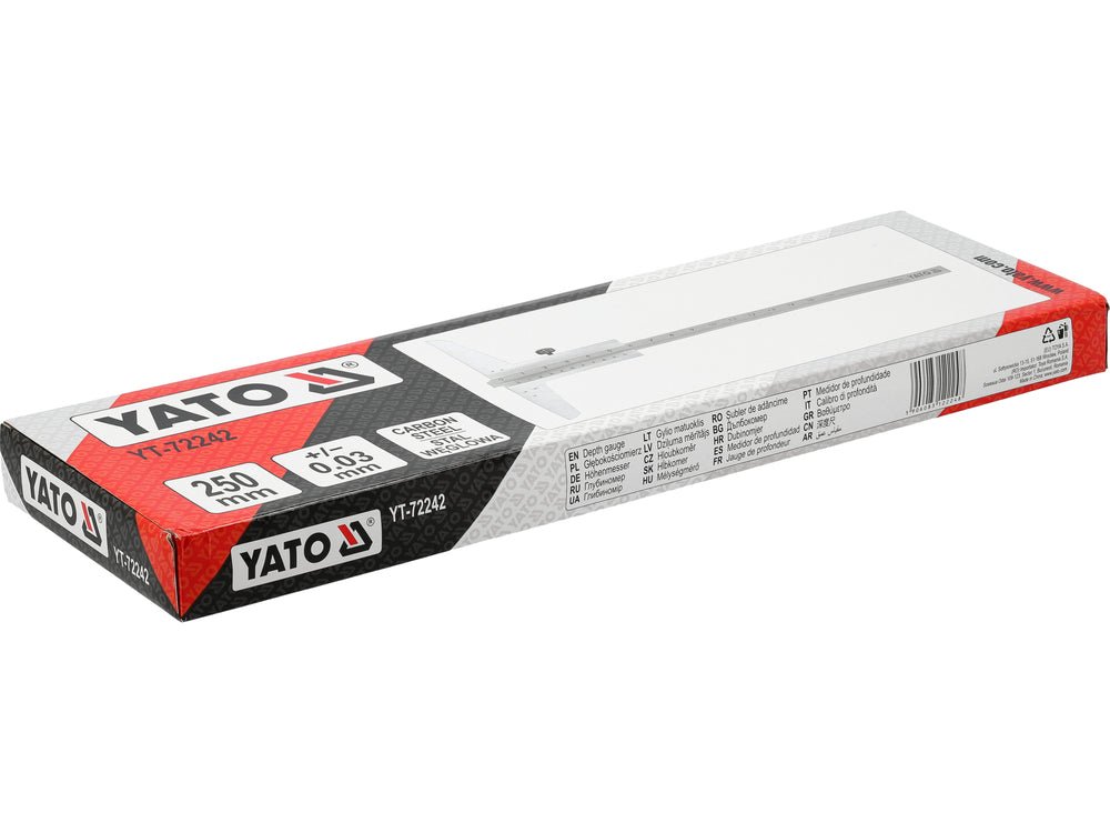SUBLER ADANCIME 250 MM Yato YT - 72242 Yato - scule electrice si unelte profesionale - BricoMart