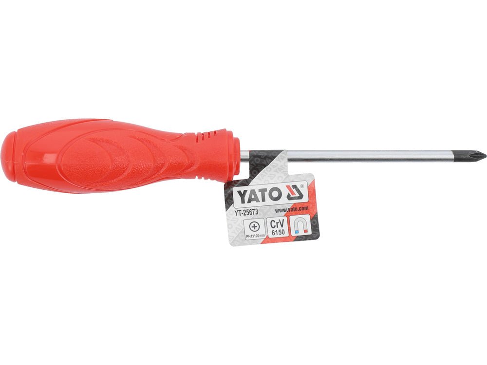SURUBELNITA CRUCE PH1X100MM YATO YT-25673 YATO - scule electrice si unelte profesionale - BricoMart
