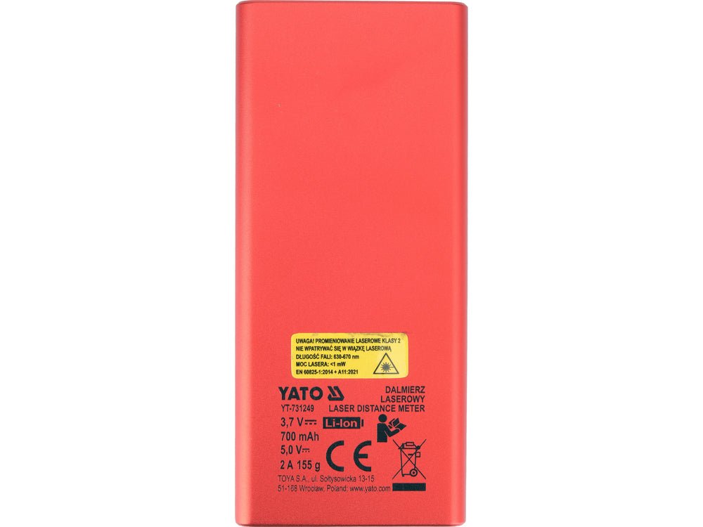 Telemetru laser bidirectional YATO YT-731249, 2 x 60 m - imagine 6