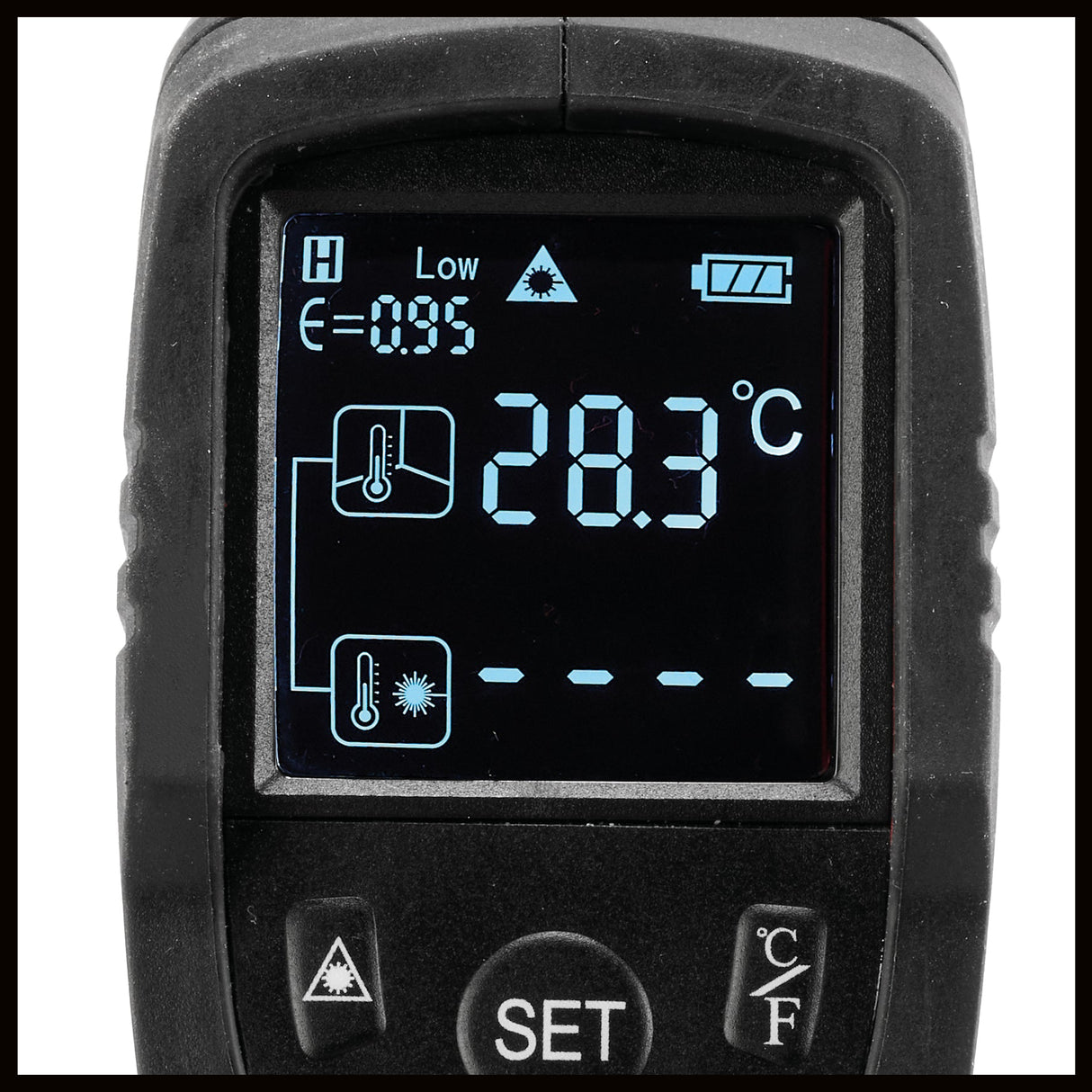 Termometru cu infrarosu Einhell TC - IT 550 - clasa laser II BricoMart - scule electrice si unelte profesionale - BricoMart