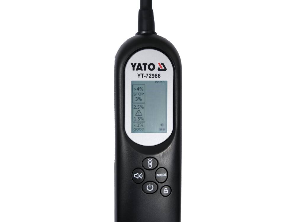 TESTER LICHID FRANA YATO YT - 72986 CU AFISAJ YATO - scule electrice si unelte profesionale - BricoMart
