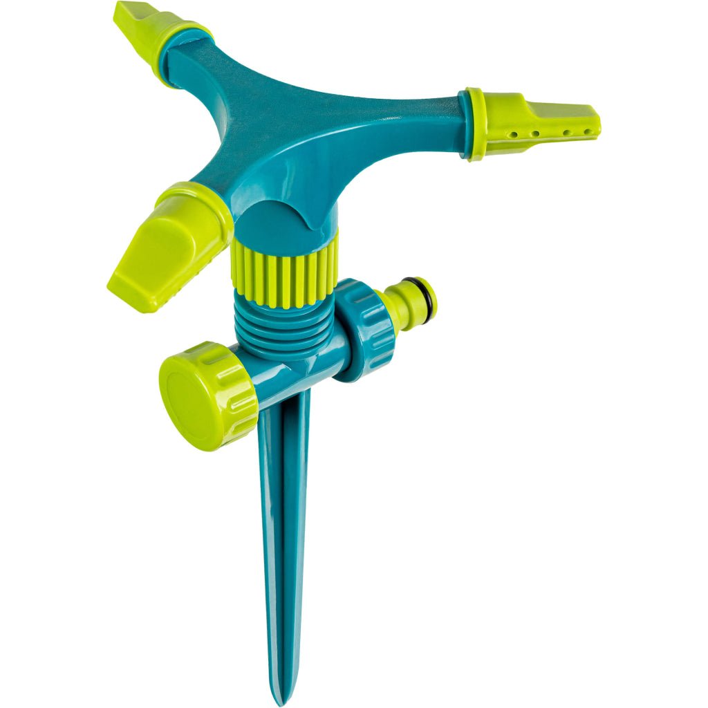 TOP GARDEN Aspersor rotativ cu 3 brate TG Duza reglabila Posibilitate de conectare in serie Top Garden - scule electrice si unelte profesionale - BricoMart