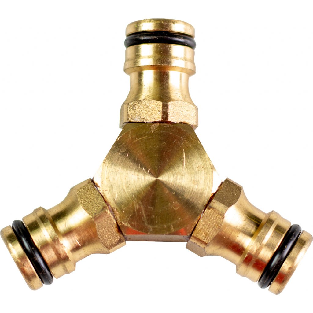 TOP GARDEN Conector alama 3 cai TG Conectare rapida la furtun Material: alama Top Garden - scule electrice si unelte profesionale - BricoMart