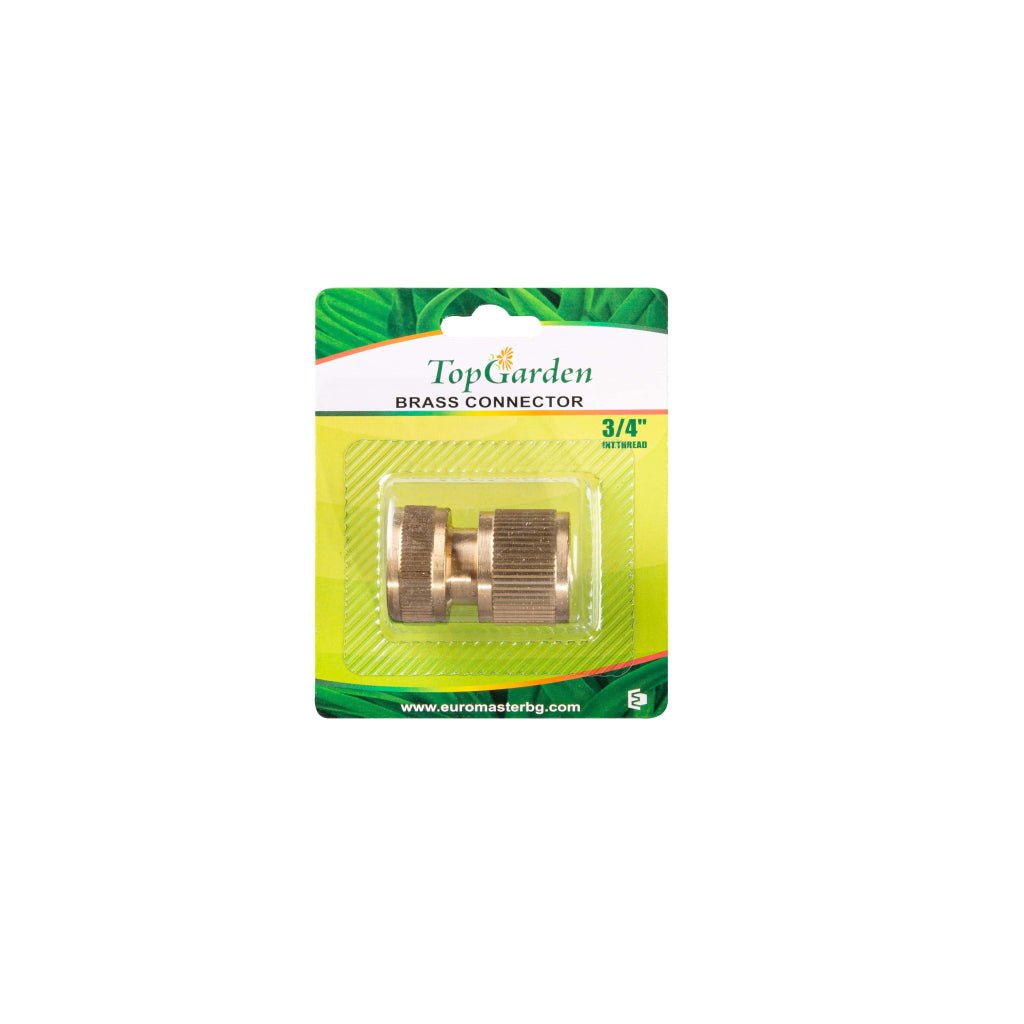 TOP GARDEN Conector ¾” alama filet interior TG Conceput pentru a oferi o conexiune de lungă durată și sigură, fără scurgeri Construcție din alamă solidă, care oferă pe Top Garden - scule electrice si unelte profesionale - BricoMart