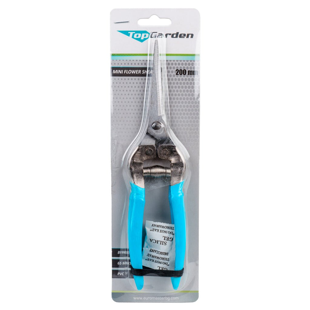 TOP GARDEN Foarfecă pentru flori Mini TG Lamele din oțel cu mangan oferă tăieturi precise și curate de tip bypass – concepute pentru a menține ascuțimea pe terme Top Garden - scule electrice si unelte profesionale - BricoMart