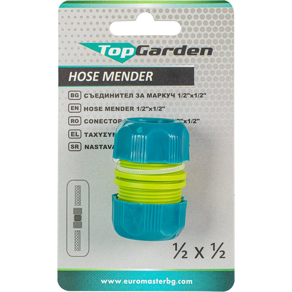 TOP GARDEN Mufa inadire furtun 1/2” TG Material: ABS Top Garden - scule electrice si unelte profesionale - BricoMart