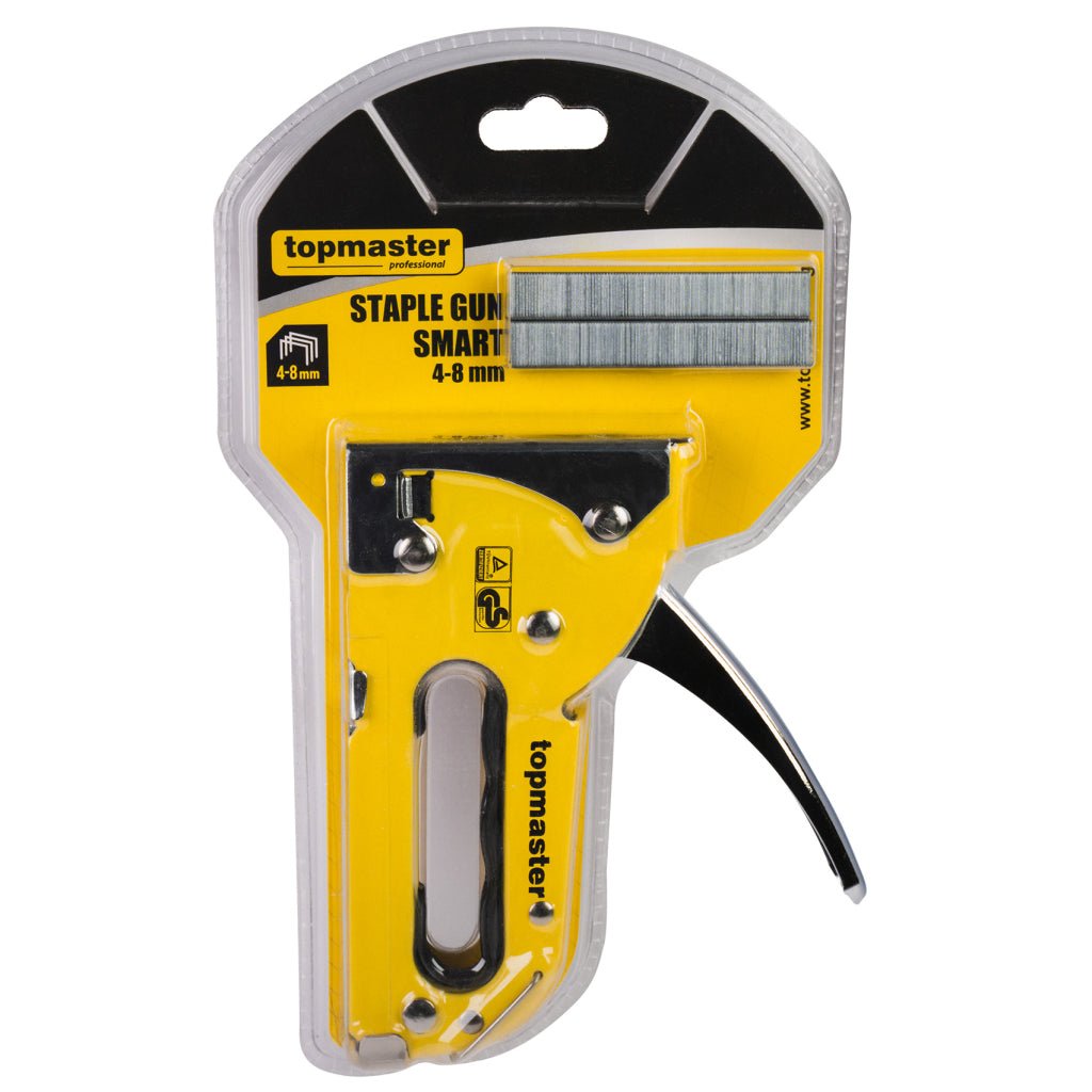 TOP MASTER PRO Capsator SMART 4 - 8mm TMP Capsatorull SMART 4 - 8mm TMP este un instrument de mână de înaltă calitate, conceput pentru fixarea fermă și precisă a di Top Master Pro - scule electrice si unelte profesionale - BricoMart