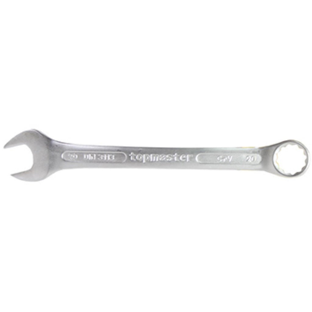 TOP MASTER PRO Cheie combinata 11mm CR - V TMP DIN 3113 Capatul cheii este inclinat cu 15 ° pentru lucru facil in spatii inaccesibile Material: otel crom - vanadiu de inalta cali Top Master Pro - scule electrice si unelte profesionale - BricoMart