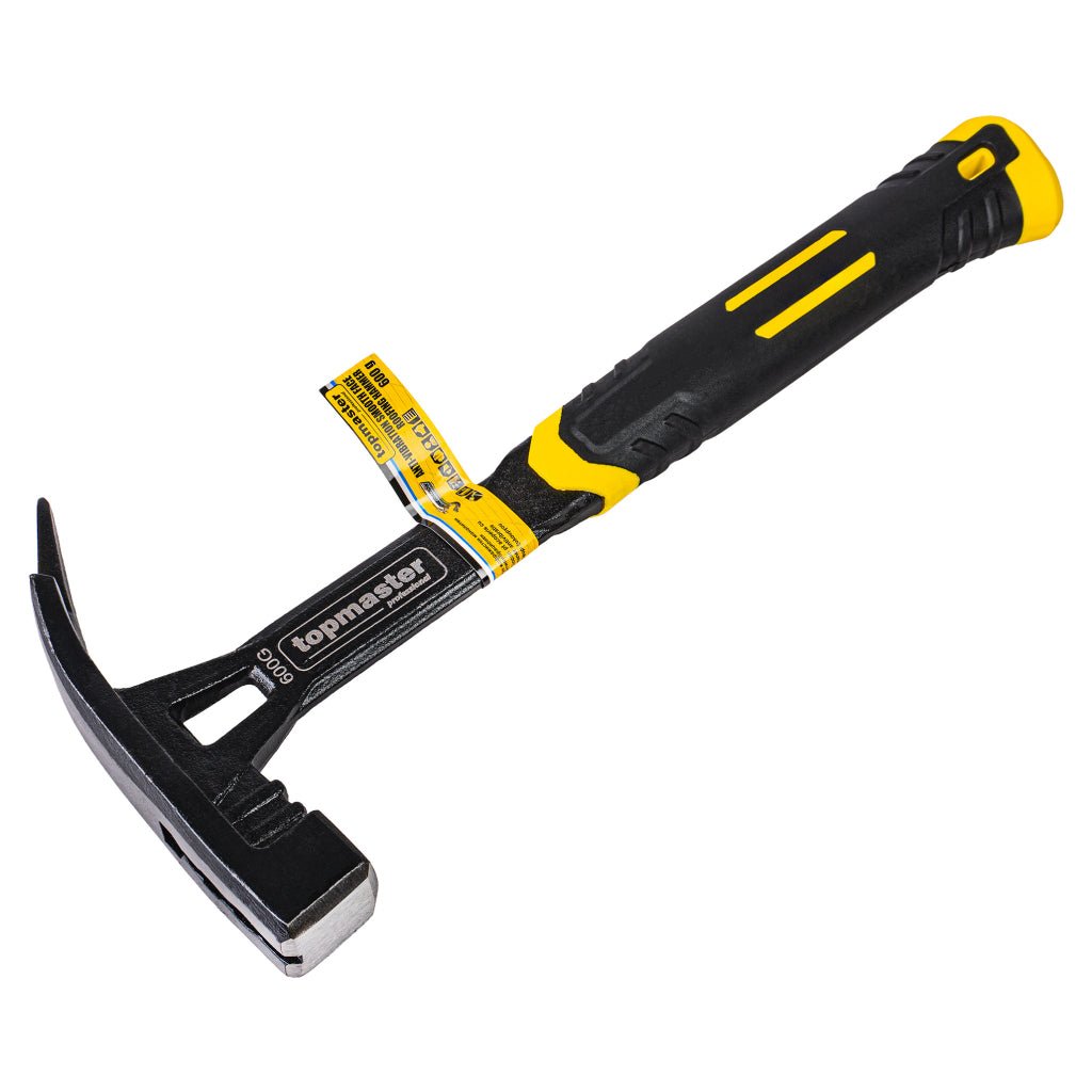 TOP MASTER PRO Ciocan pt acoperis cu maner antivibratie 600 G TMP Construcție monolitică din oțel, care asigură o durată lungă de viață și rezistență ridicată la deformare, cu design ant Top Master Pro - scule electrice si unelte profesionale - BricoMart