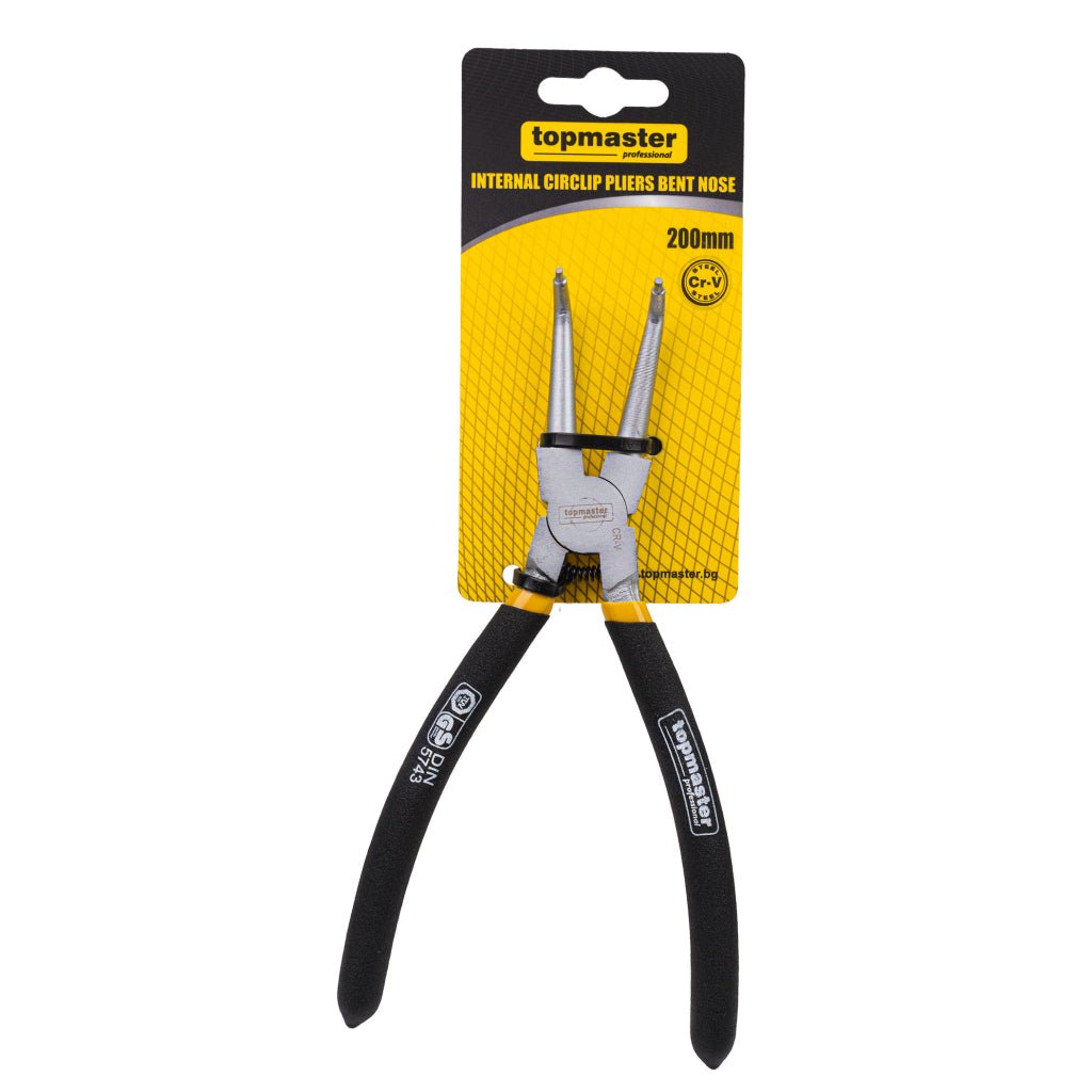 TOP MASTER PRO Cleste ptr sigurante intern/varf indoit 200mm TMP Material:otel crom - vanadiu Finisaj lucios Top Master Pro - scule electrice si unelte profesionale - BricoMart
