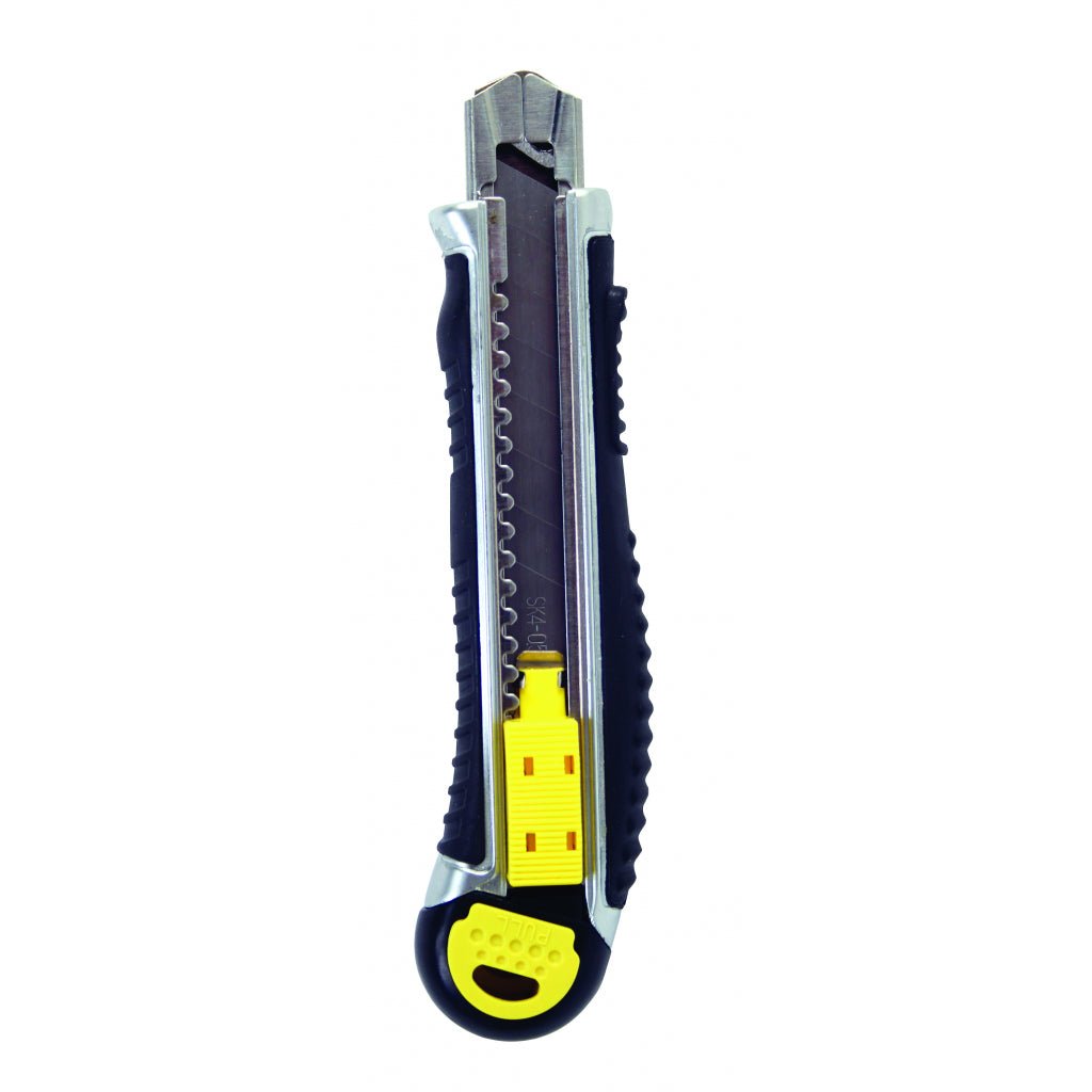 TOP MASTER PRO Cutter metalic multifunctional 18x170mm W 5 Blades TM Schimbare usoara a lamei Corp metalic cu parti cauciucate pentru o prindere buna Top Master Pro - scule electrice si unelte profesionale - BricoMart