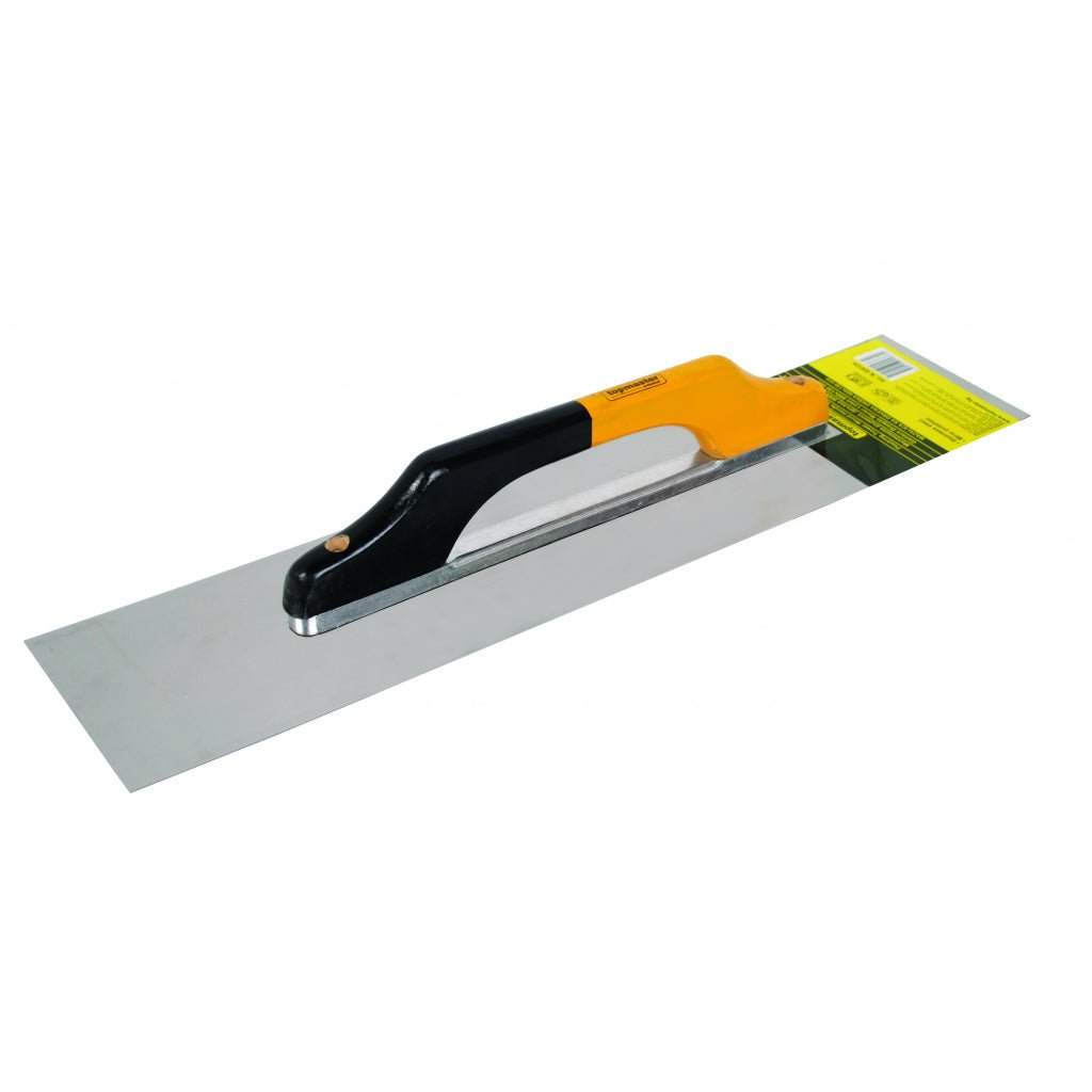 TOP MASTER PRO Gletiera cu maner lemn fara dinti 480x130mm TMP Material:otel inoxidabil Top Master Pro - scule electrice si unelte profesionale - BricoMart