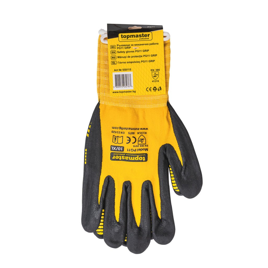 TOP MASTER PRO Mănuși de protecție PG11 GRIP TMP Sunt ușoare și confortabile, oferind în același timp protecție și libertate de mișcare Sunt potrivite atât pentru instal Top Master Pro - scule electrice si unelte profesionale - BricoMart