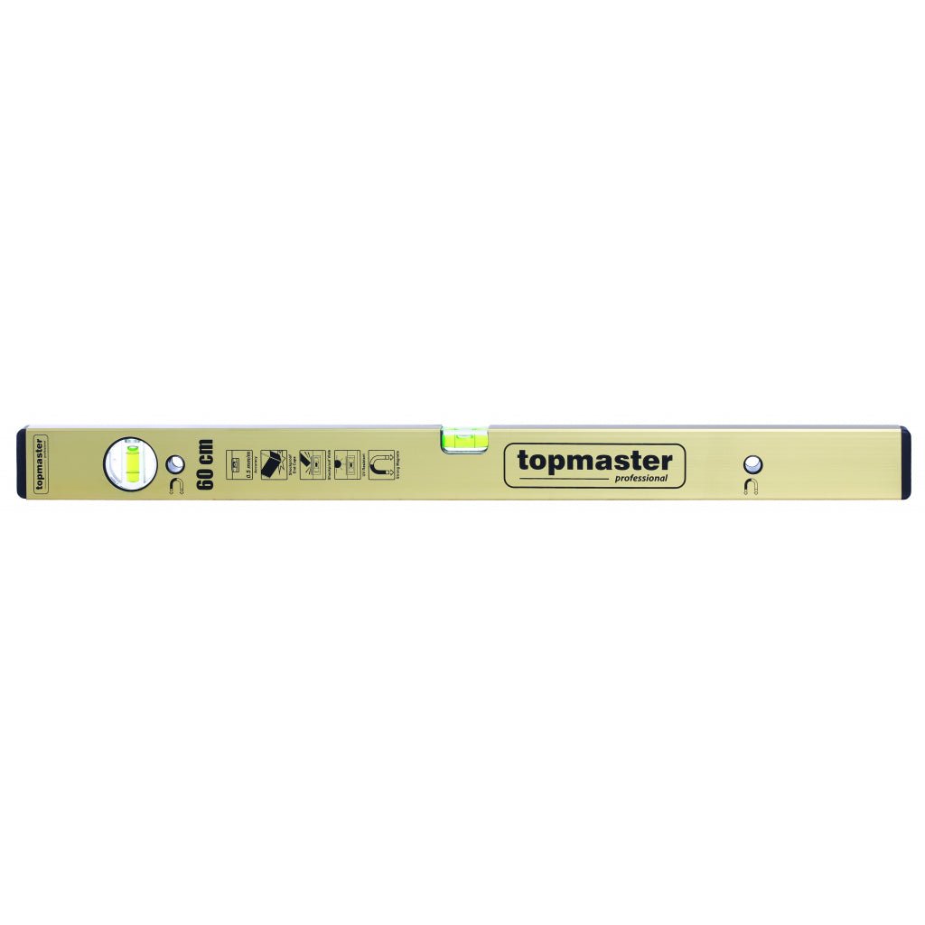 TOP MASTER PRO Nivela aluminiu magnetica 2 bule 1800mm TMP STARK Corp consolidat Corp din aluminiu Suporturi magnetice Top Master Pro - scule electrice si unelte profesionale - BricoMart