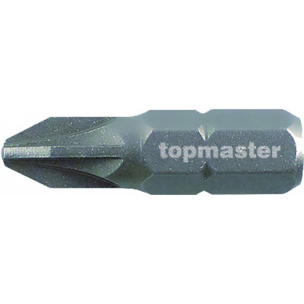TOP MASTER PRO Set 2 buc biti PZ1 TMP Material: otel calit SVCM Acoperire magnetica Lungime: 25mm Top Master Pro - scule electrice si unelte profesionale - BricoMart