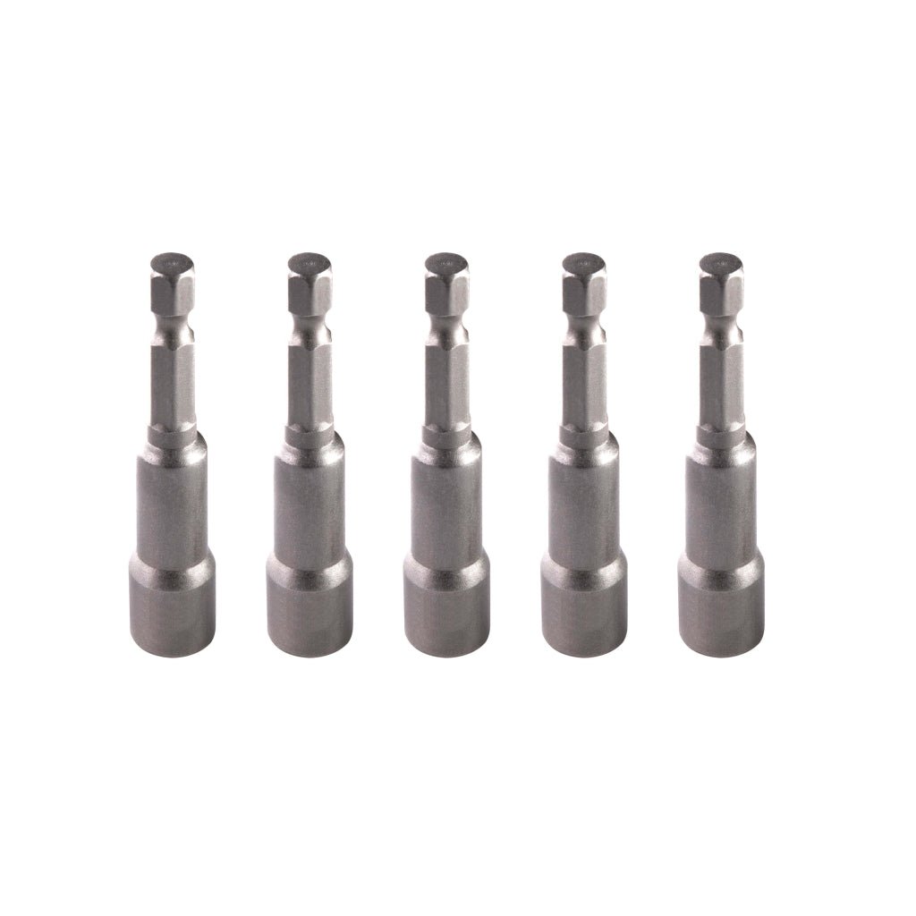 TOP MASTER PRO Set 5 biti cu tubulara 10x65 mm TMP Fabricat din oțel crom vanadiu Hexagon intern Vârf magnetizat Sunt potrivite pentru zone greu accesibile Top Master Pro - scule electrice si unelte profesionale - BricoMart