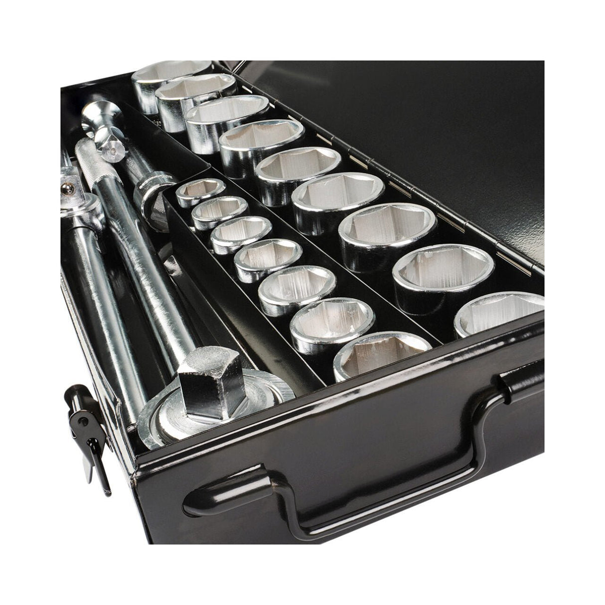 TOP MASTER PRO Set tubulare 21pcs 3/4" 19 - 50mm TMP Cutie utila de depozitare din metal Top Master Pro - scule electrice si unelte profesionale - BricoMart