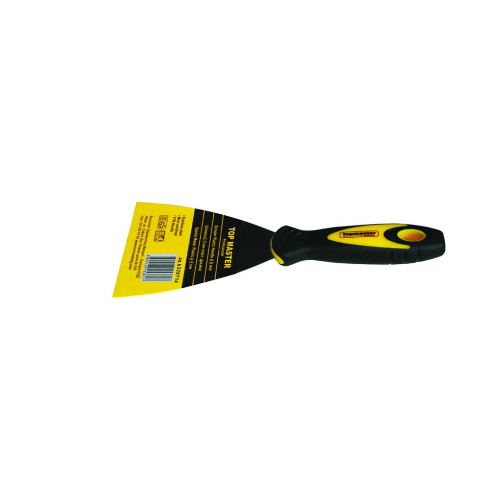 TOP MASTER PRO Spaclu cu maner plastic 100mm TMP Material:otel inoxidabil Maner 2 straturi Top Master Pro - scule electrice si unelte profesionale - BricoMart