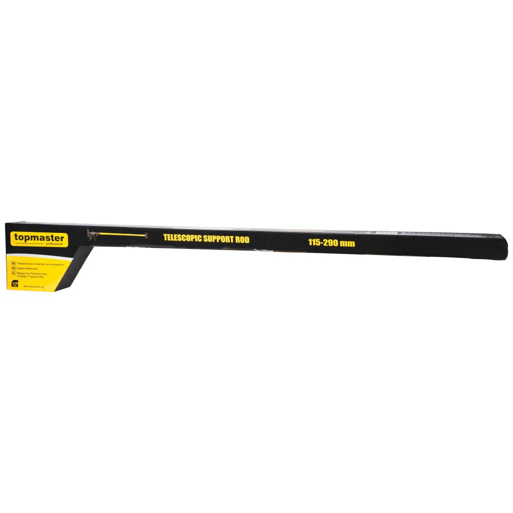 TOP MASTER PRO Suport telescopic Extensie maxima de 290 cm Se folosește la instalarea plăcilor de tavan, panourilor, plăcilor de lemn și gips - cartonului Top Master Pro - scule electrice si unelte profesionale - BricoMart