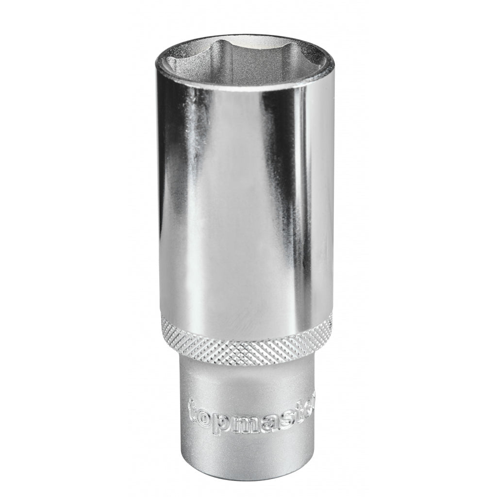 TOP MASTER PRO Tubulara adanca 1/2" x 32 mm TMP Material: otel crom-vanadiu de inalta calitate 50BV30 Hexagonal Standard - DIN3124 Top Master Pro - scule electrice si unelte profesionale - BricoMart