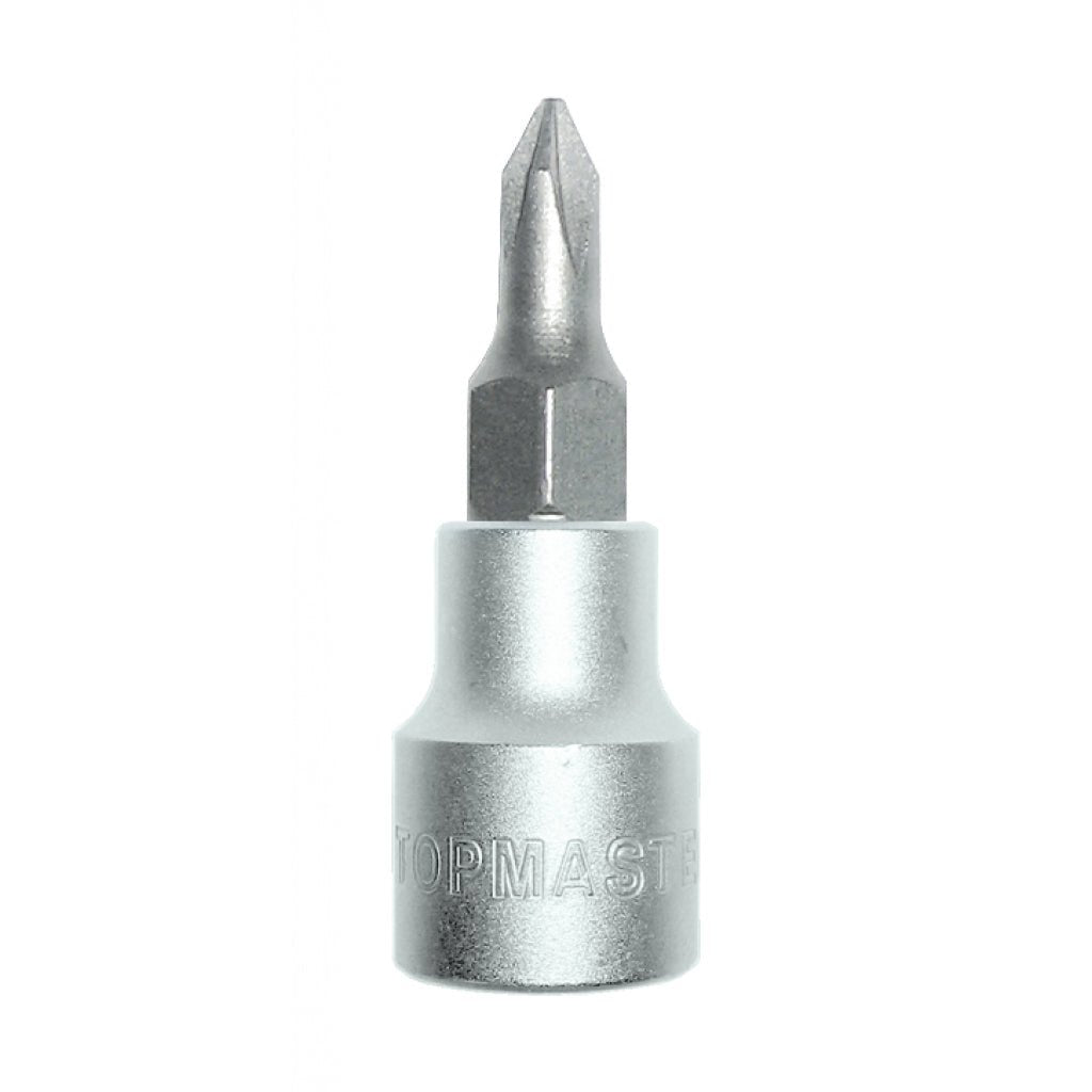 TOP MASTER PRO Tubulara cu bit-stea 1/4" PH0 Cr-V TM (48/576) Material: otel calit S2 Lustruire anticoroziva Top Master Pro - scule electrice si unelte profesionale - BricoMart