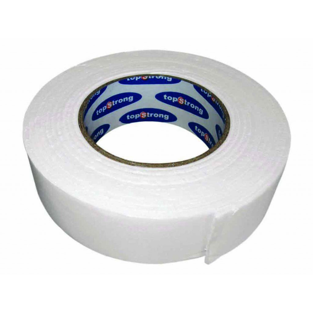 TOP STRONG Banda dublu adeziva 48mmx4m alb TS Potrivit pentru lipirea obiectelor usoare Top Strong - scule electrice si unelte profesionale - BricoMart