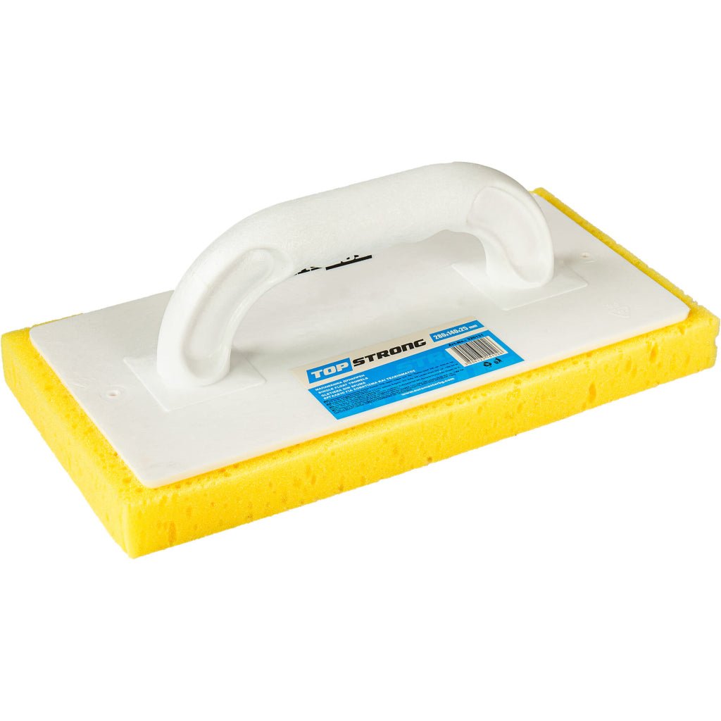 TOP STRONG Gletiera burete 280x140x25mm TS Maner plastic Pentru curatarea placilor ceramice dupa chituire rosturi Top Strong - scule electrice si unelte profesionale - BricoMart