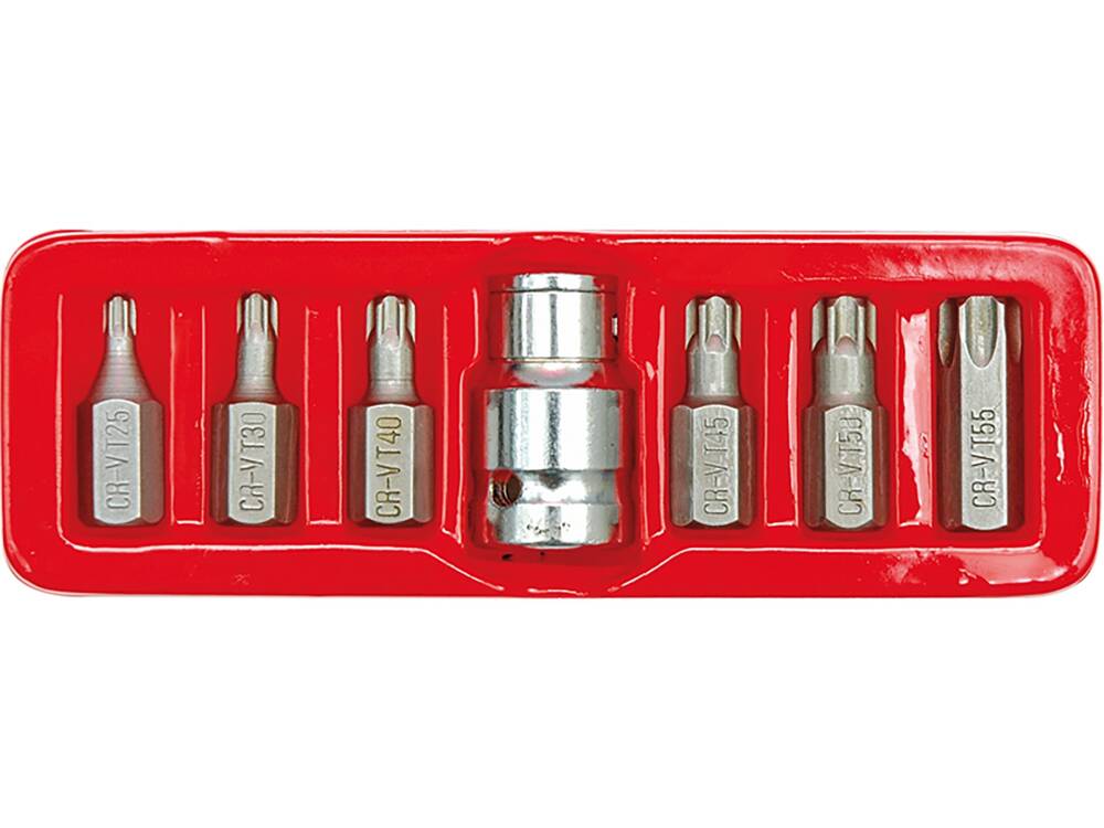 TRUSA 7 BITI VOREL 66570 TORX CR - V VOREL - scule electrice si unelte profesionale - BricoMart