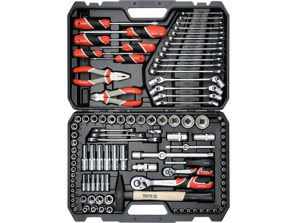 TRUSA TUBULARE, CHEI COMBINATE YATO YT-38891 , ANTRENOR, 109 PIESE YATO - scule electrice si unelte profesionale - BricoMart