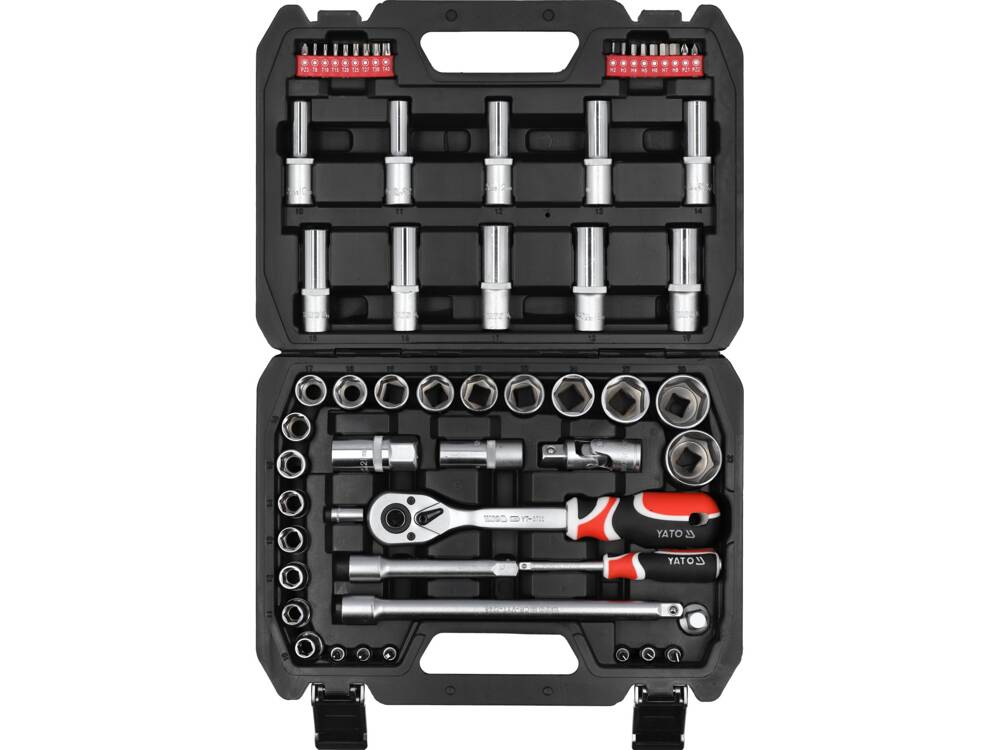 TRUSA TUBULARE ½”, YATO YT - 12660 60 PIESE YATO - scule electrice si unelte profesionale - BricoMart