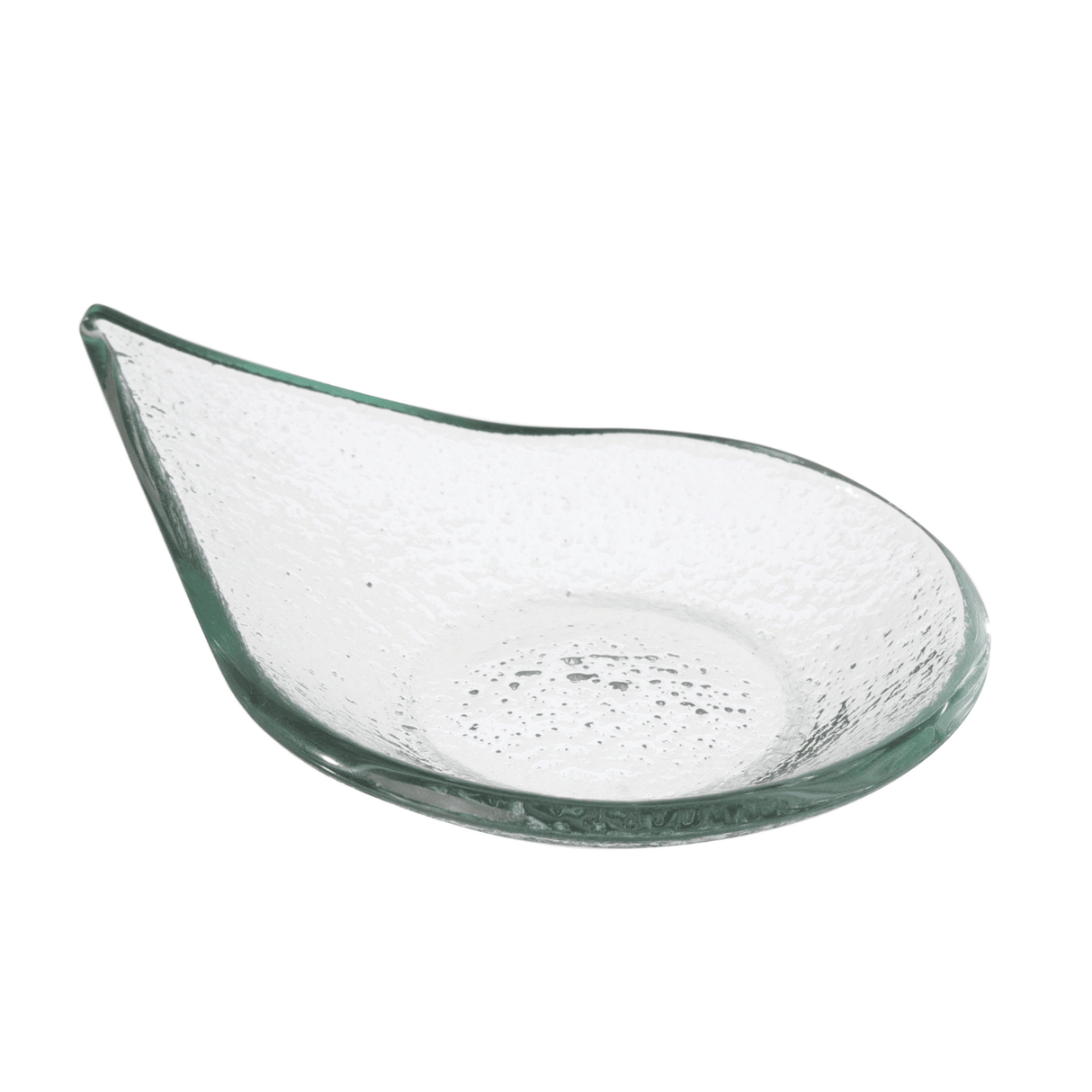 Vas de sticla transparenta picaturi de ploaie Fingerfood Vetro, Fine Dine 80x100mm