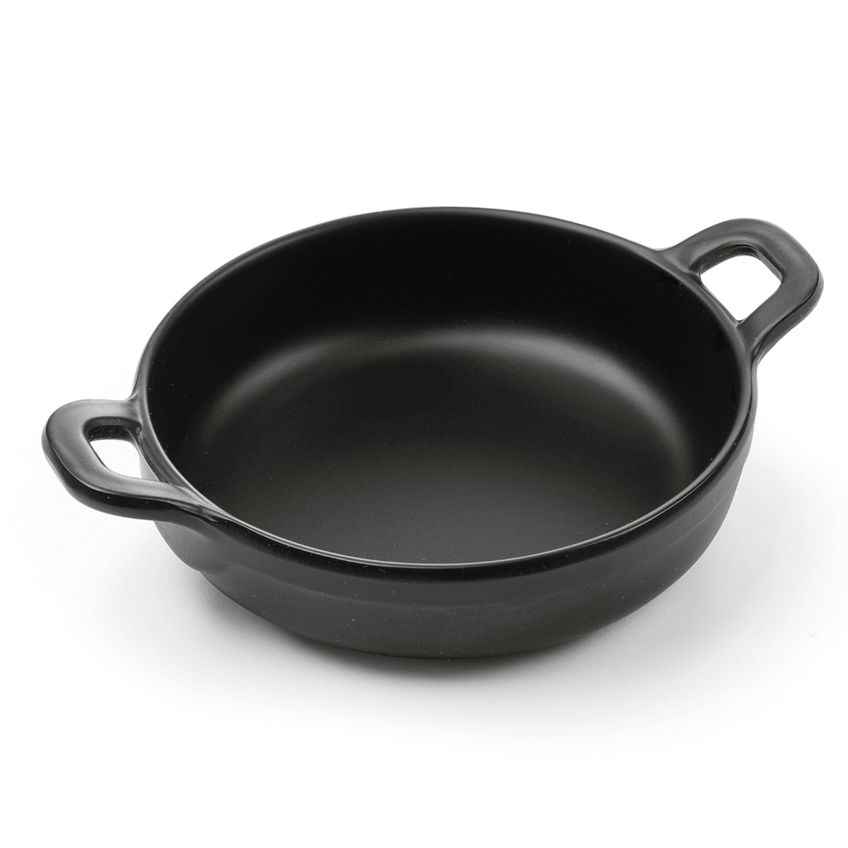 Vas servire in forma de mini-tigaie cu 2 manere, 189x147x(H)37 mm, melamina, Hendi Little Chef