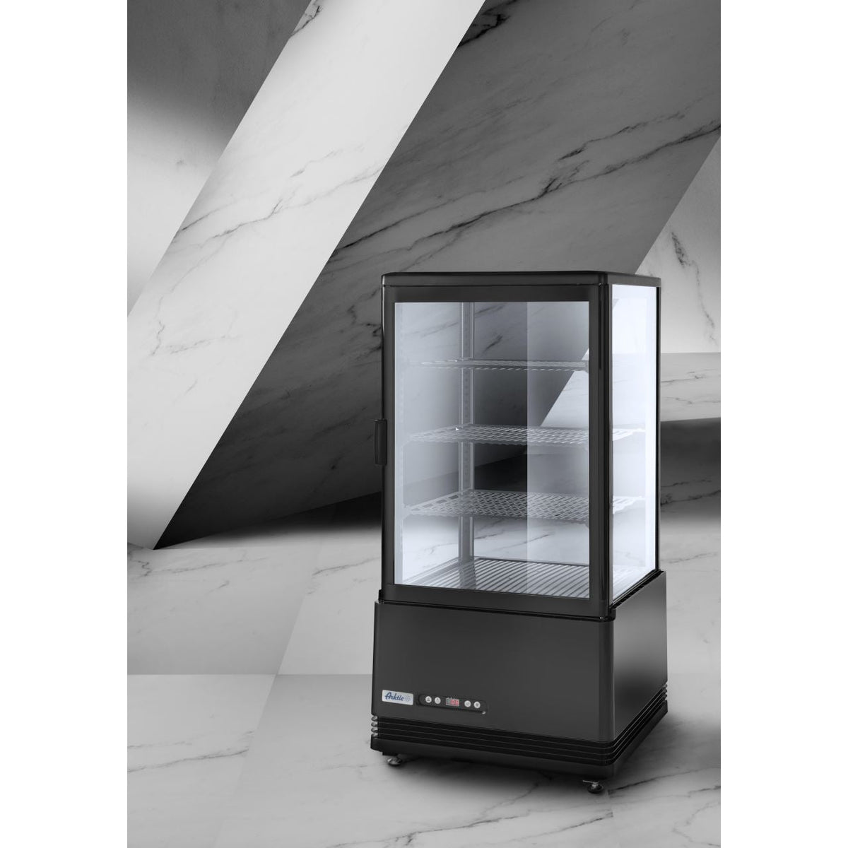 Vitrina de prezentare 78 L (neagra) - 230 V, 170 W, 452X406X (H)966 mm