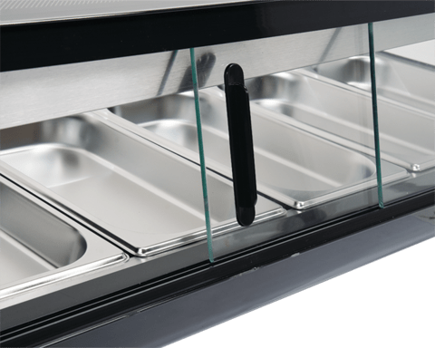 VITRINA FIRGORIFICA 5X1/3 YATO YG-05001 GN, 135X42X26,5CM YATO - scule electrice si unelte profesionale - BricoMart