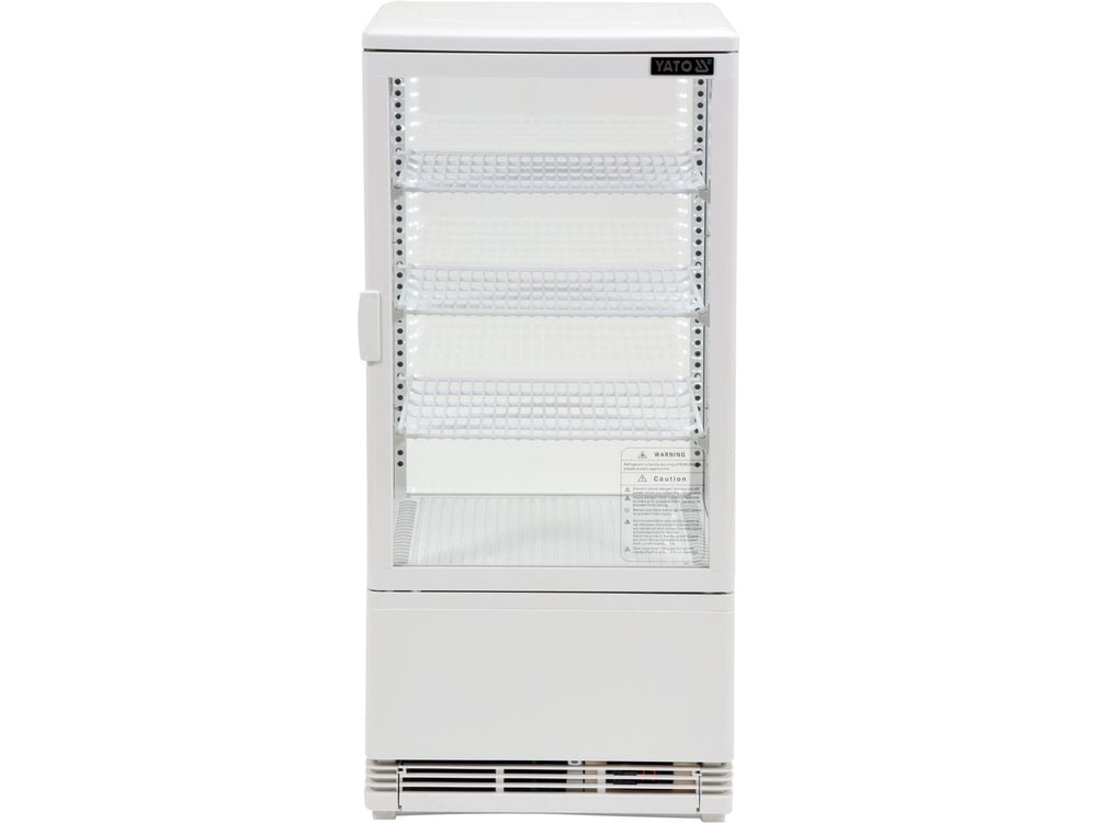 VITRINA FIRGORIFICA 78L, 42X38X96CM - ALB Yato YG - 05055 - Vitrine frigorifice, 428x386x960mm, rezistent Yato - scule electrice si unelte profesionale - BricoMart