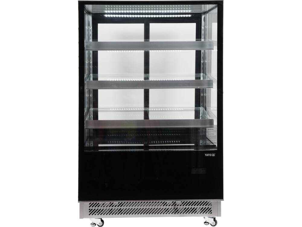 VITRINA FIRGORIFICA CU YATO YG-05045 REFRIGERARE 400L - NEGRU YATO - scule electrice si unelte profesionale - BricoMart