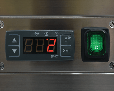 VITRINA FIRGORIFICA CU YATO YG-05045 REFRIGERARE 400L - NEGRU YATO - scule electrice si unelte profesionale - BricoMart