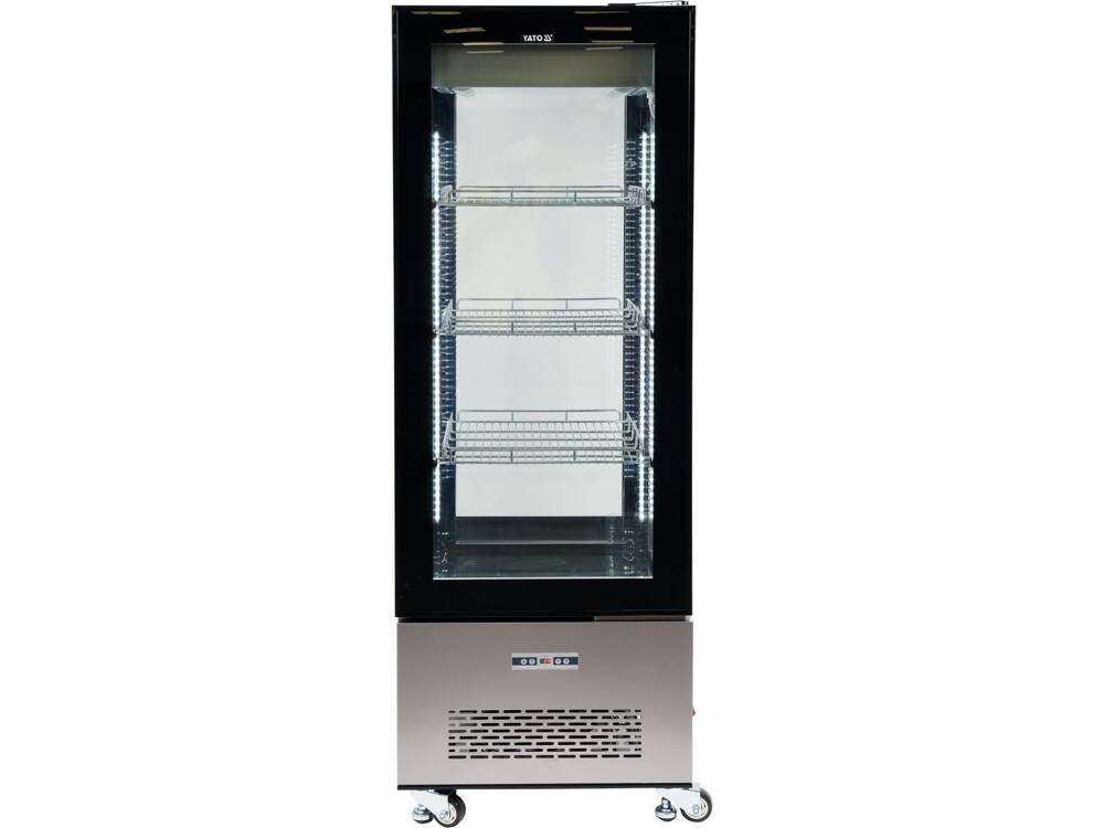 VITRINA FIRGORIFICA PRAJITURI, YATO YG-05068 400L, 65X65X190CM YATO - scule electrice si unelte profesionale - BricoMart