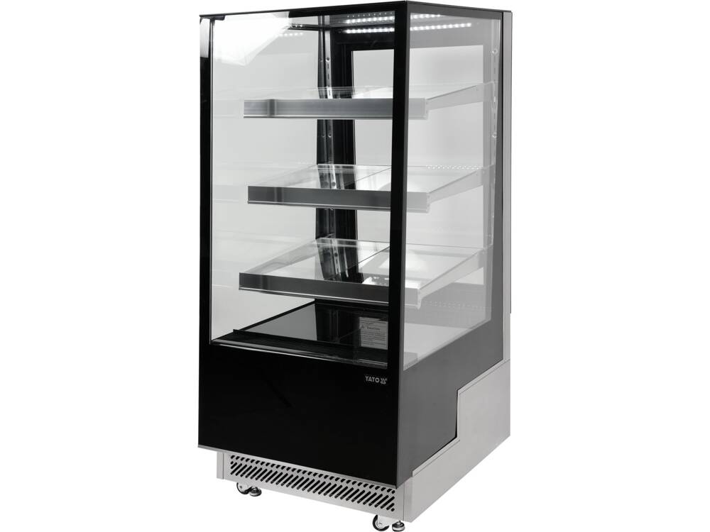 VITRINA FIRGORIFICA YATO YG - 05040 CU REFRIGERARE 300L - NEGRU YATO - scule electrice si unelte profesionale - BricoMart