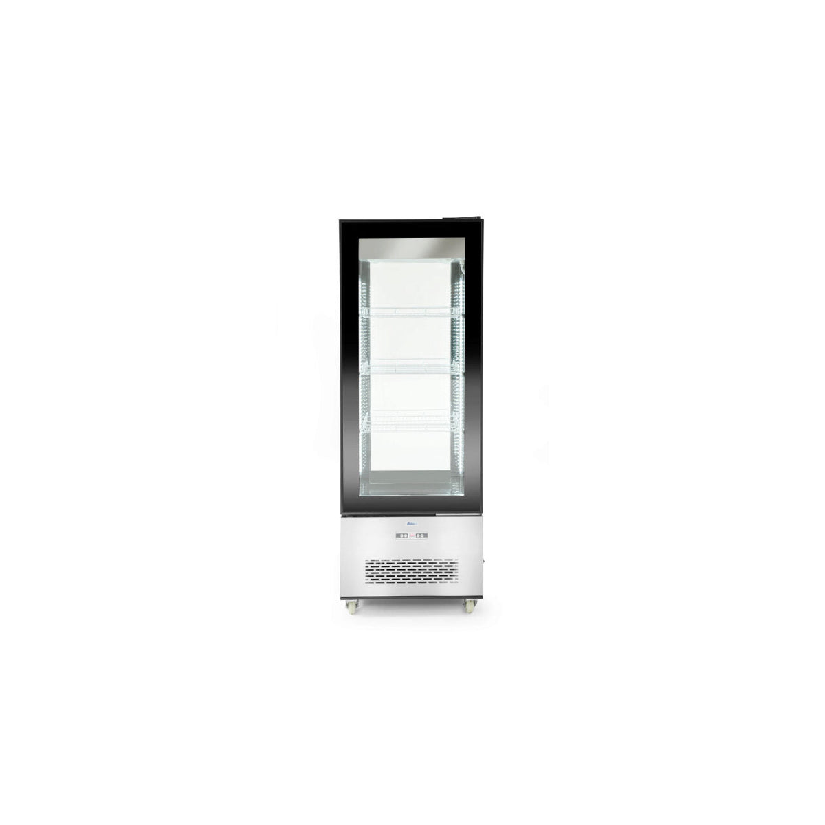 Vitrina frigorifica de prezentare interval temp. 2?/6?C, 500 W, corp inox, ARKTIC by Hendi, 850x650x(H)1908 mm, Clasa energetica C