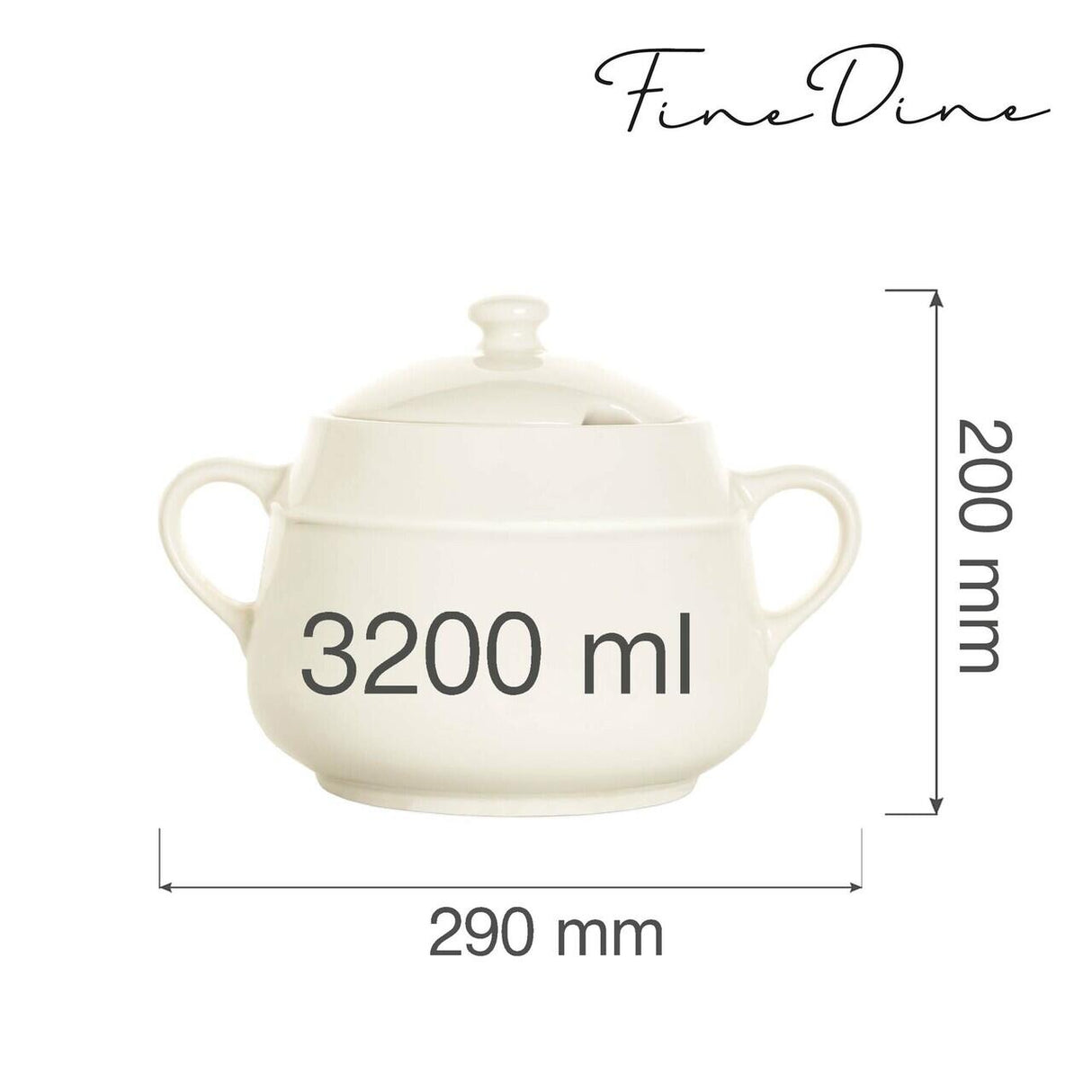 Supiera Fine Dine, Crema 3.2 l