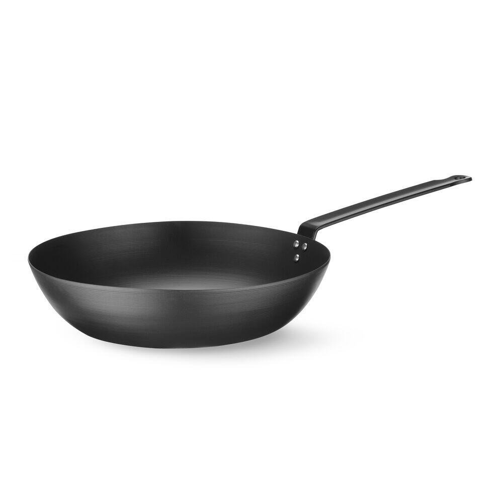 Wok adanc Ø 30 cm, (H) 73mm , otel carbon