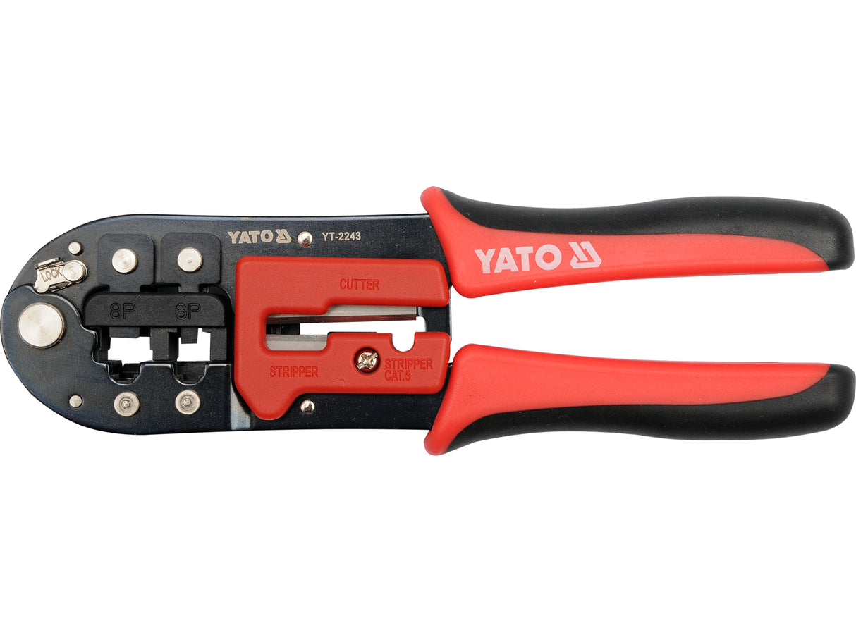 CLESTE SERTIZAT 200MM, YATO YT-2243 HRC42-48, RJ45/RJ11