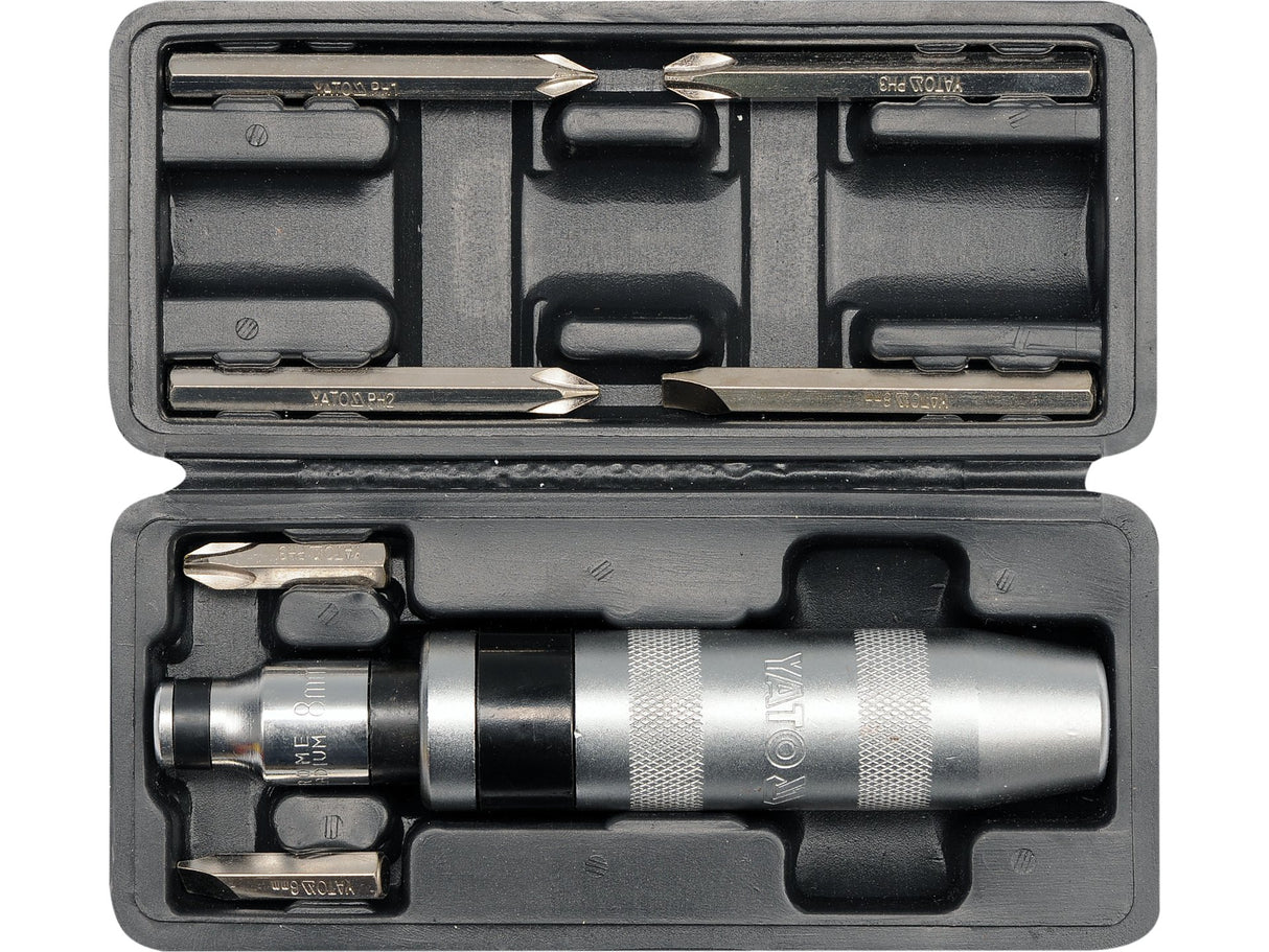 SURUBELNITA METALICA CU YATO YT-2802 PERCUTOR, 7 BUC