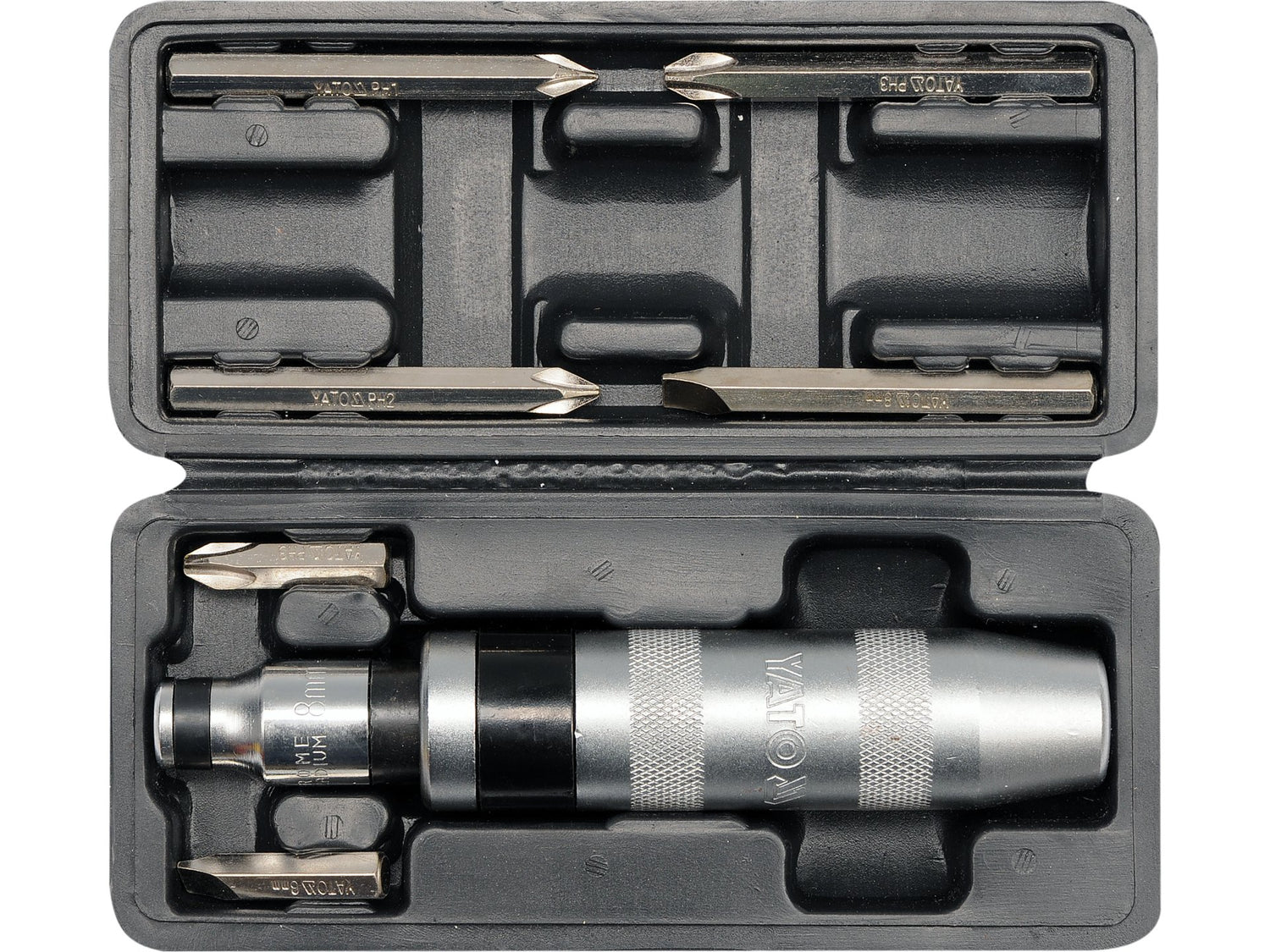 SURUBELNITA METALICA CU YATO YT-2802 PERCUTOR, 7 BUC