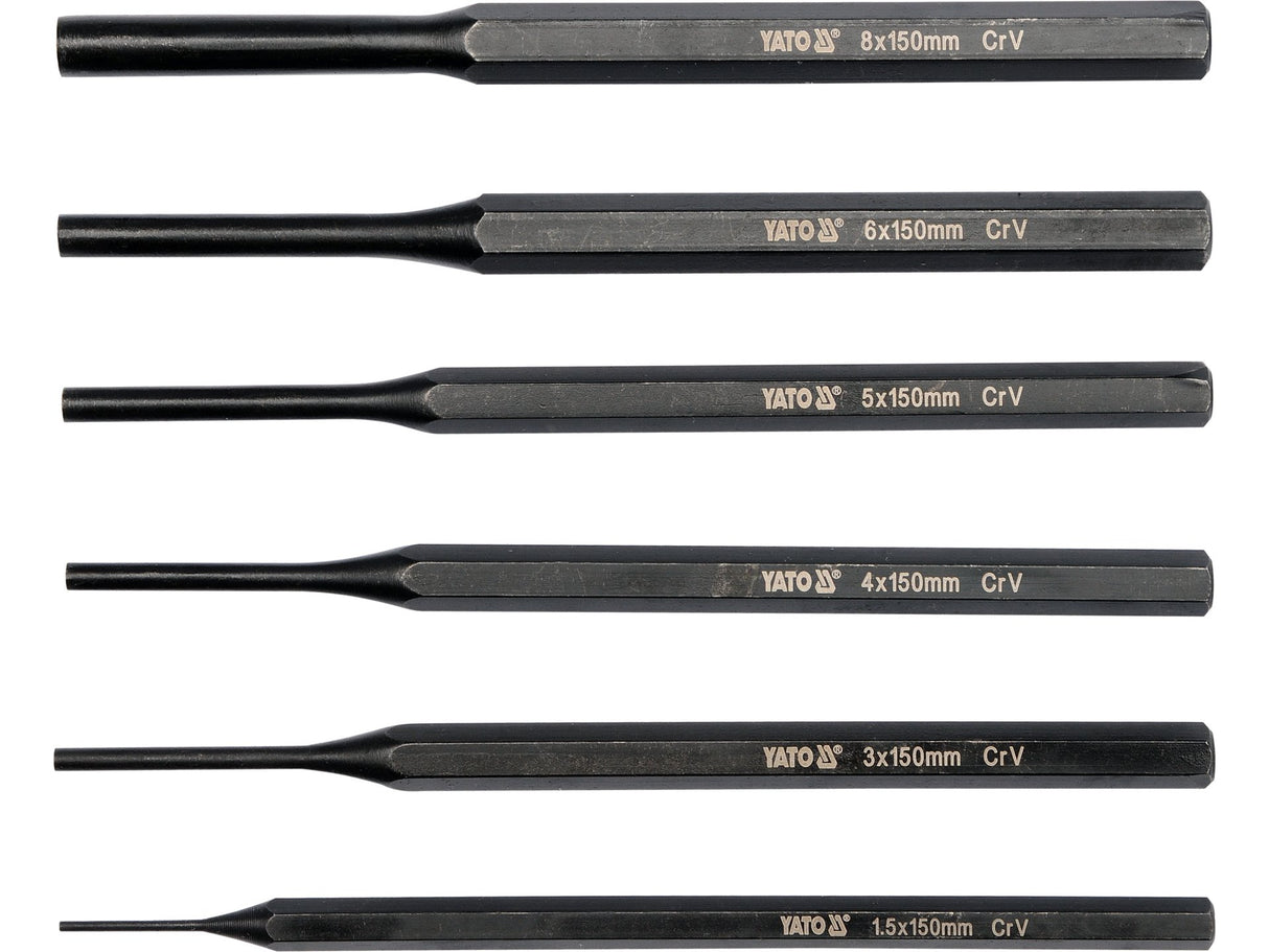 150 MM-ES FÚRÓKÉSZLET, YATO YT-47121 6 DARABOS