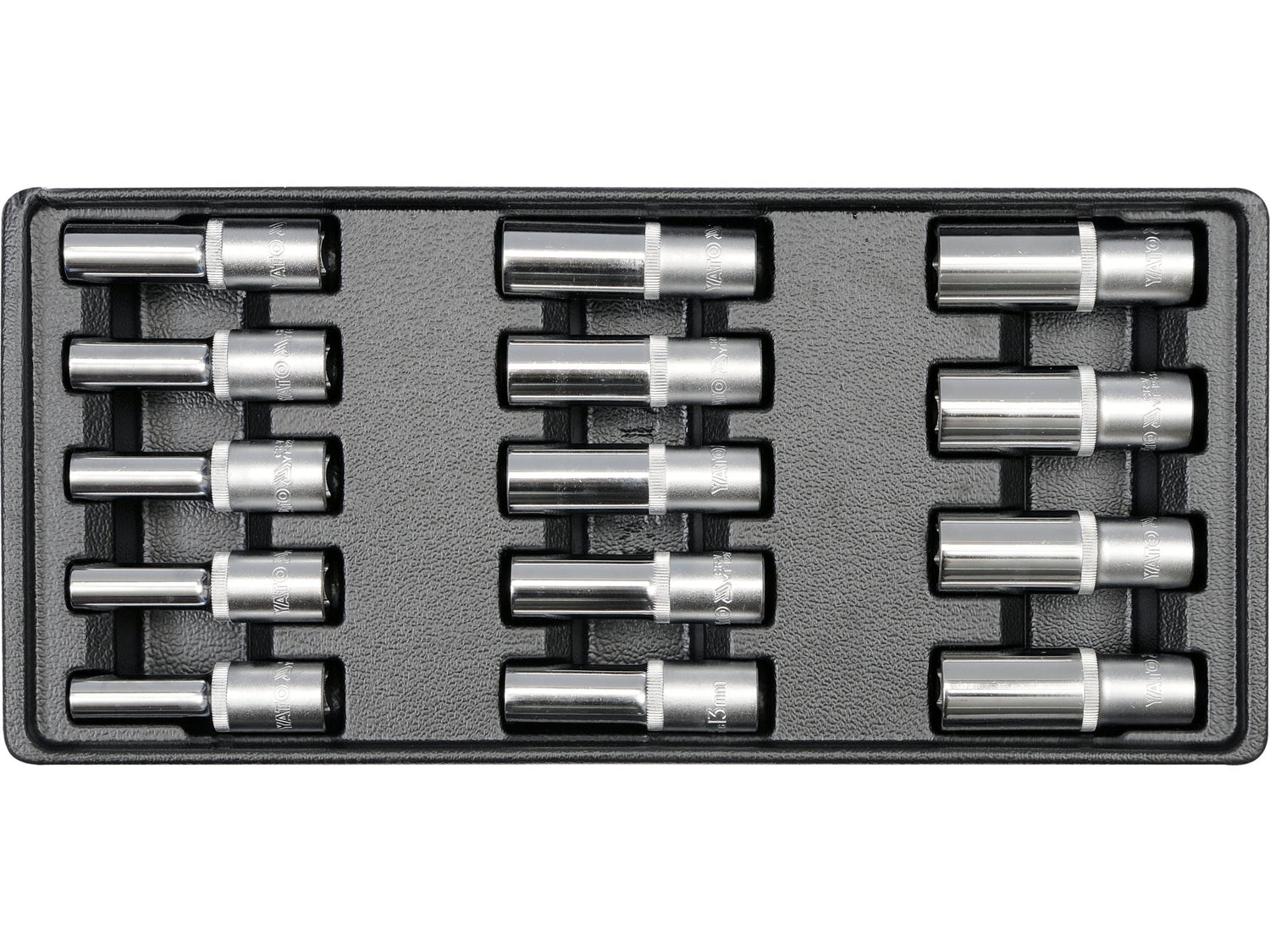 YATO YT-5539 MÉLY CSŐKÉSZLET 14 RÉSZES, 8-21MM, YT-5530-HOZ