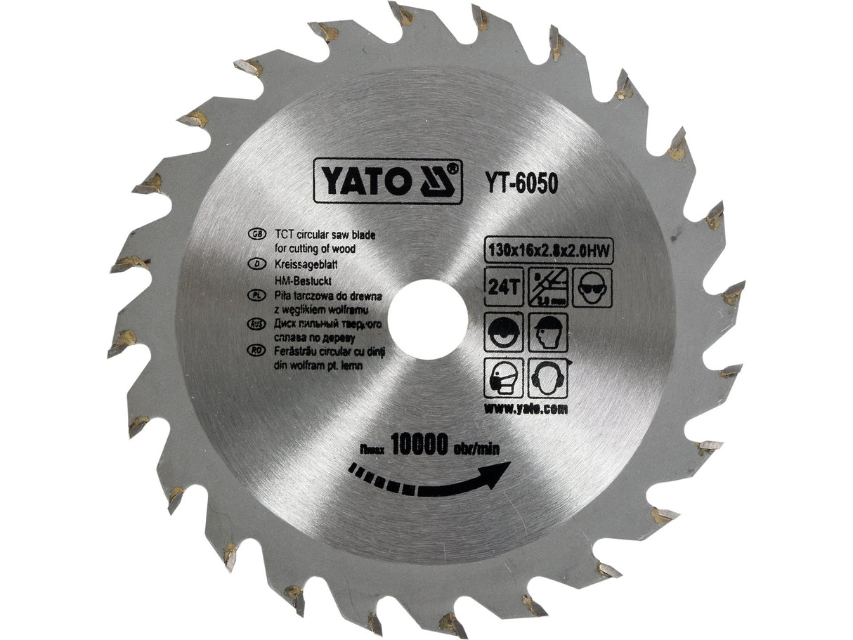 DISC CIRCULAR LEMN, YATO YT-6050 130X16X2.8MM
