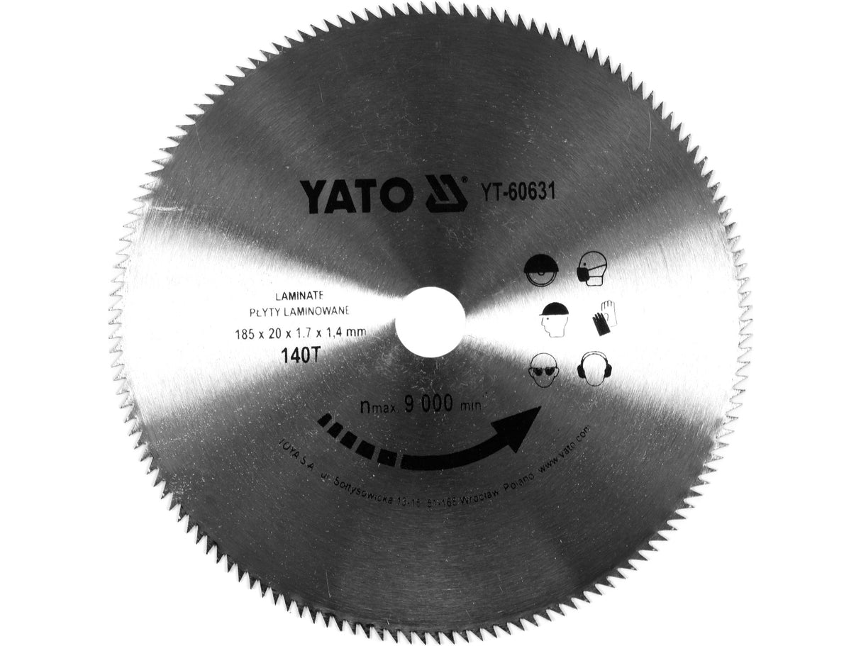 DISC PENTRU PANOURI YATO YT-60631 PAL 185/140T 20MM