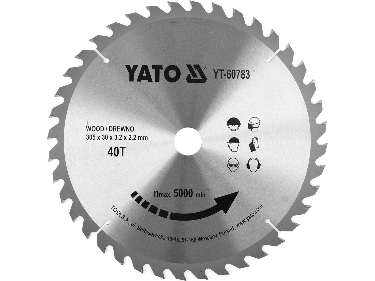 KÖR TÁRCSA YATO YT-60783 FA 305X40TX30MM